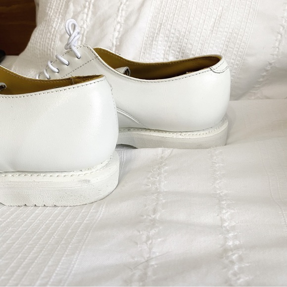 NWOT VIBRAM WOMEN'S WHITE LEATHER LACE UP DRESS SHOES -9 - Picture 8 of 10